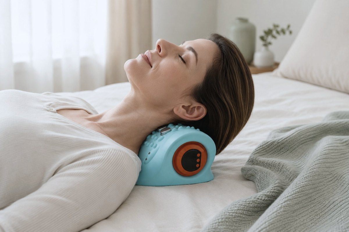 Reclining with the Cervly neck cradle