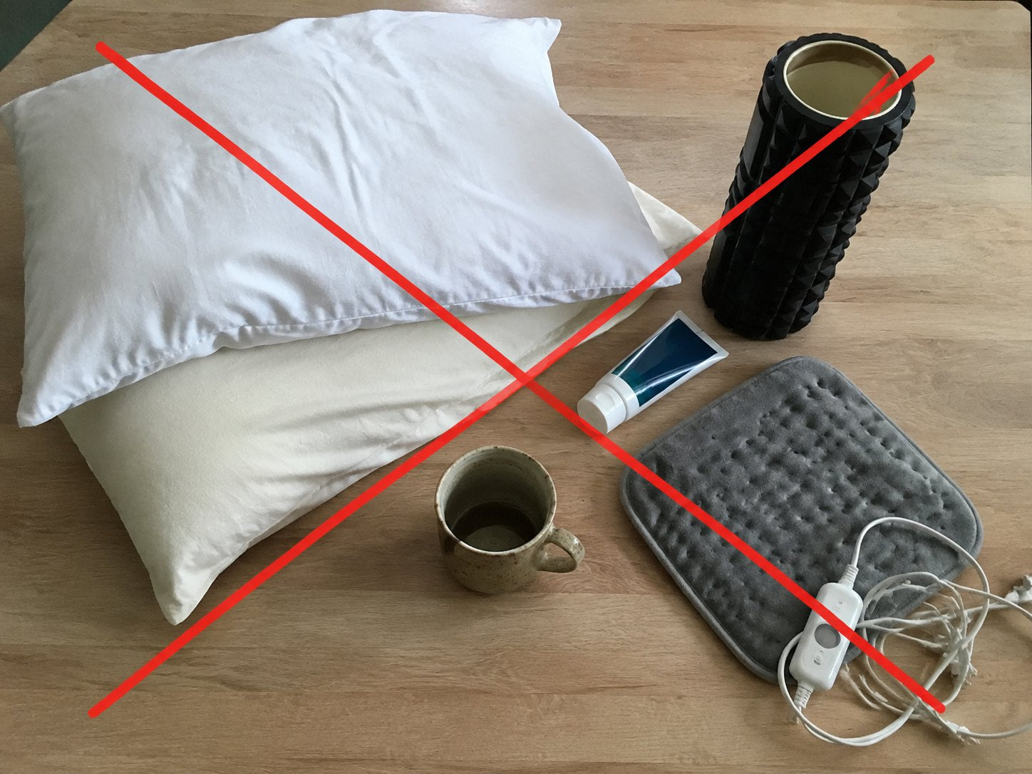 The usual quick fixes for a stiff neck