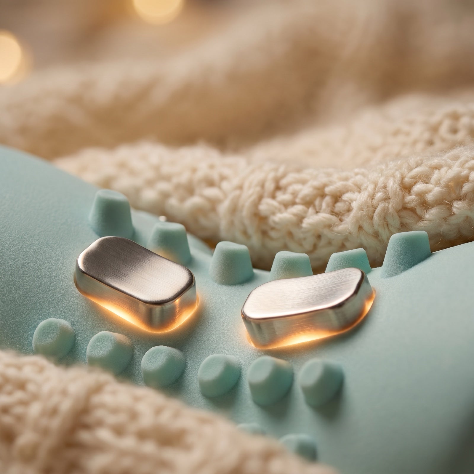 Soothing warmth — the heat plates up close